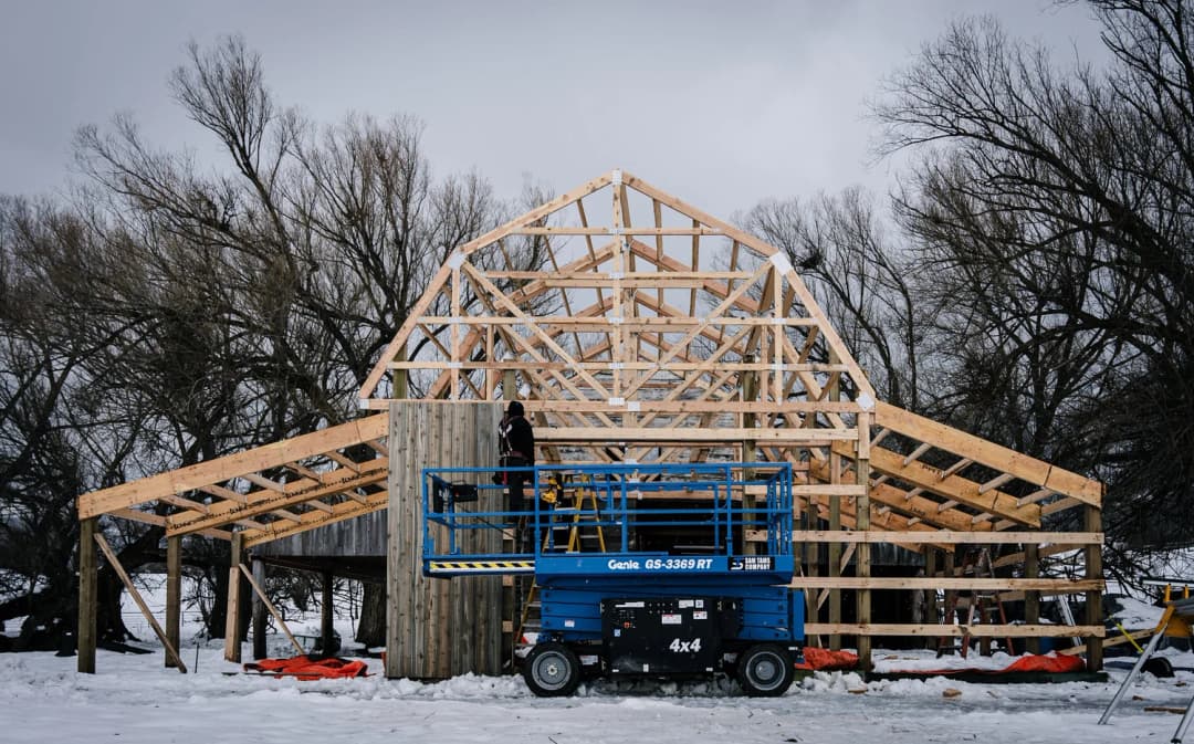 Eden lean-to build