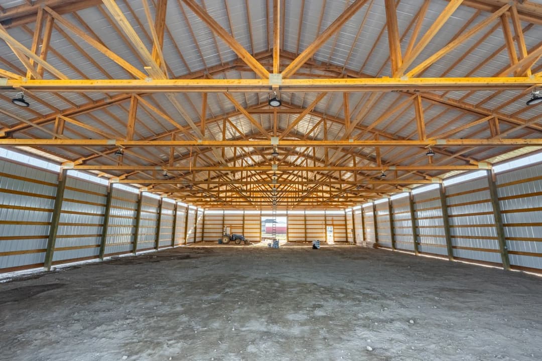 Hooper barn build